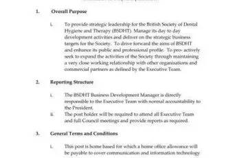What is the Role of the Business Development Manager? photo 0